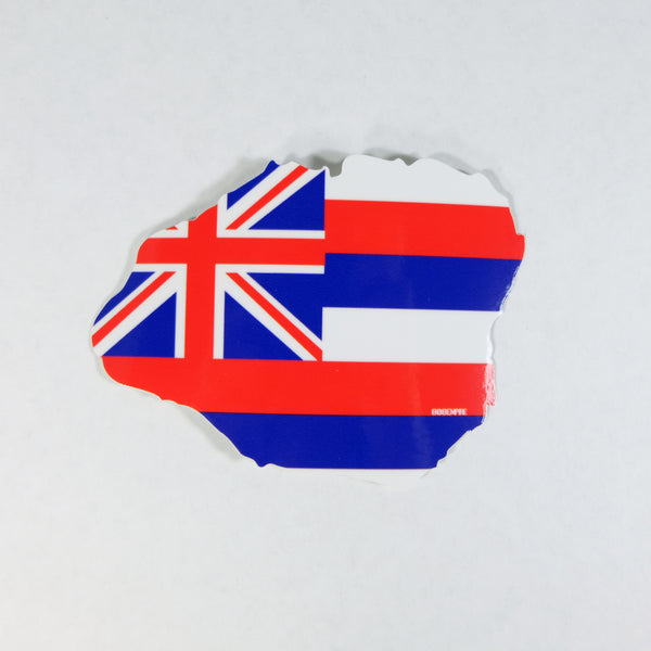 Kauai Hawaii Flag Sticker