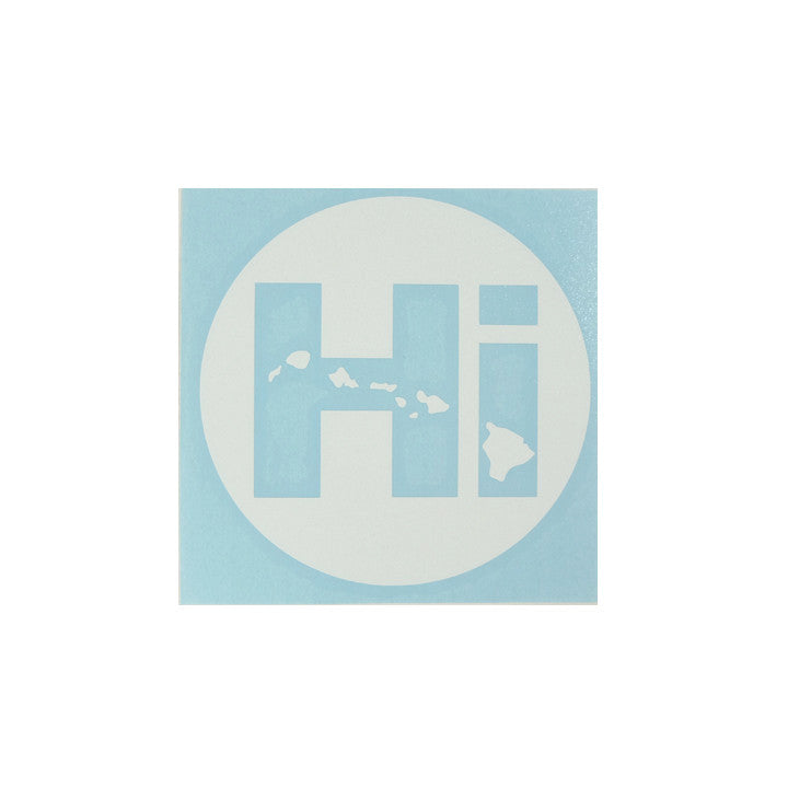 Hi Circle Diecut Sticker