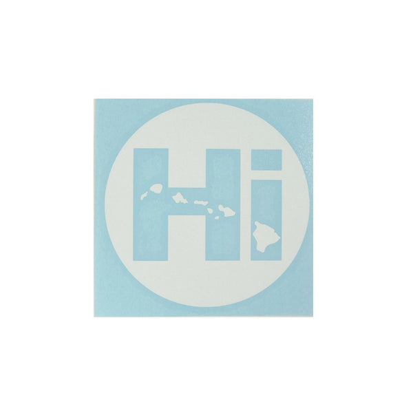 Hi Circle Diecut Sticker