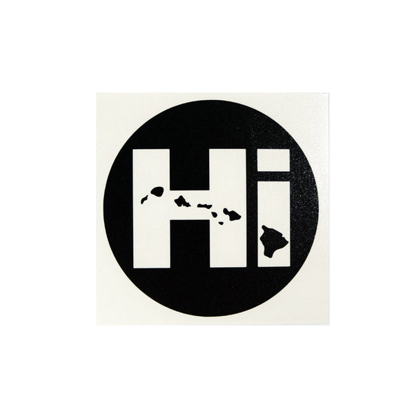 Hi Circle Diecut Sticker