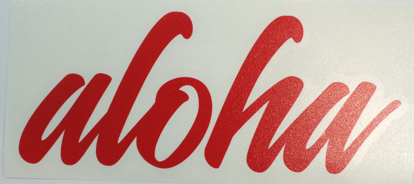 Aloha Anda Diecut Sticker