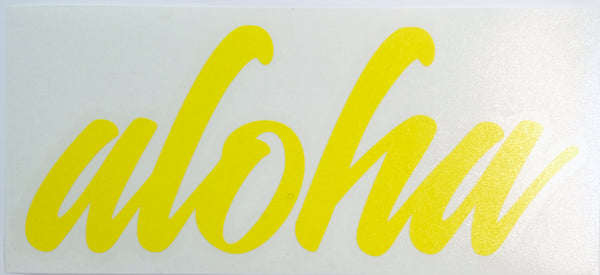 Aloha Anda Diecut Sticker