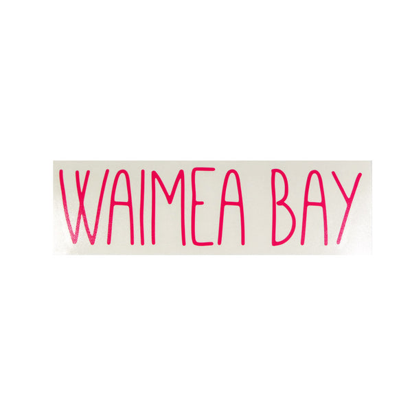 *Waimea Bay Skinny Diecut Sticker