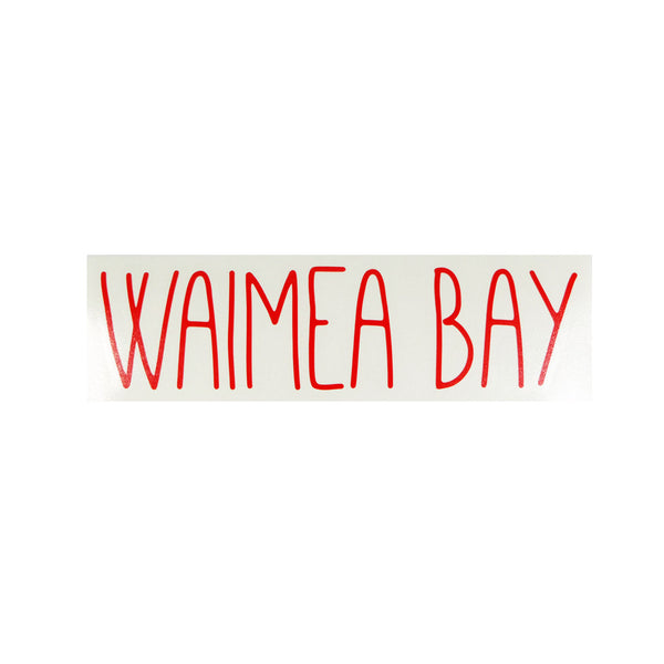*Waimea Bay Skinny Diecut Sticker