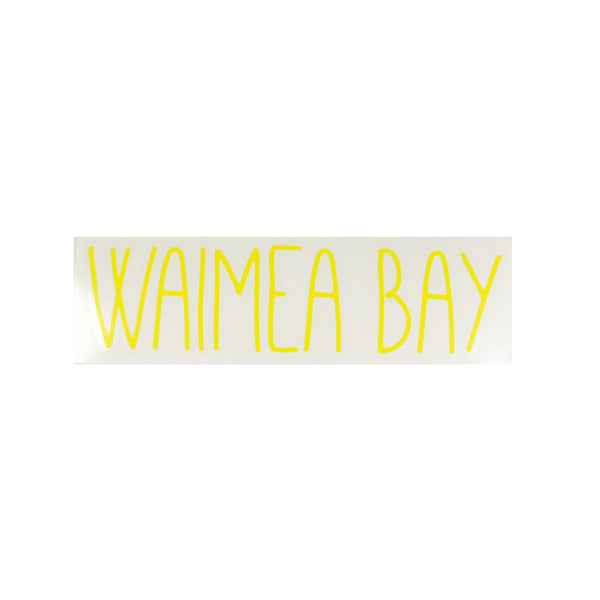 *Waimea Bay Skinny Diecut Sticker