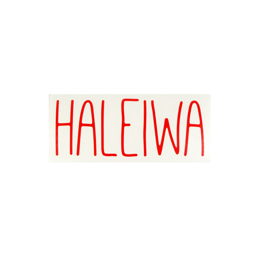 Haleiwa Skinny Diecut Sticker