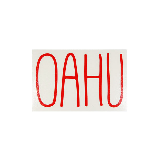 *Oahu Skinny Diecut Sticker