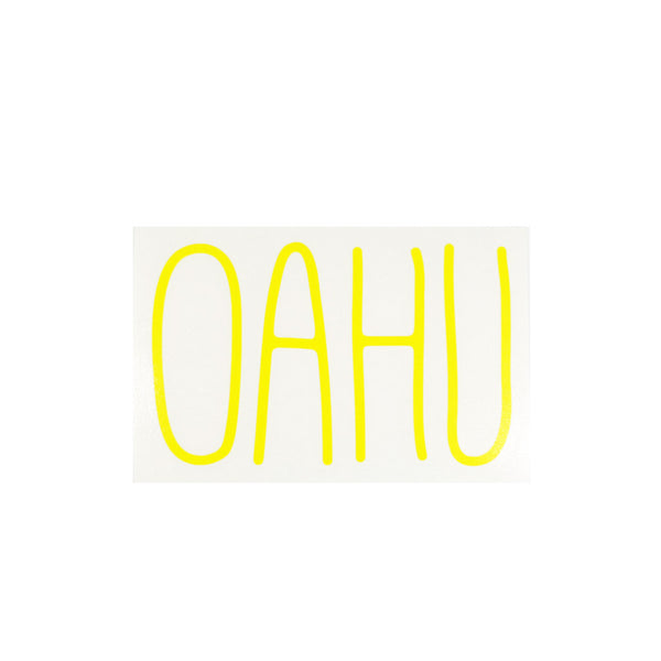 *Oahu Skinny Diecut Sticker