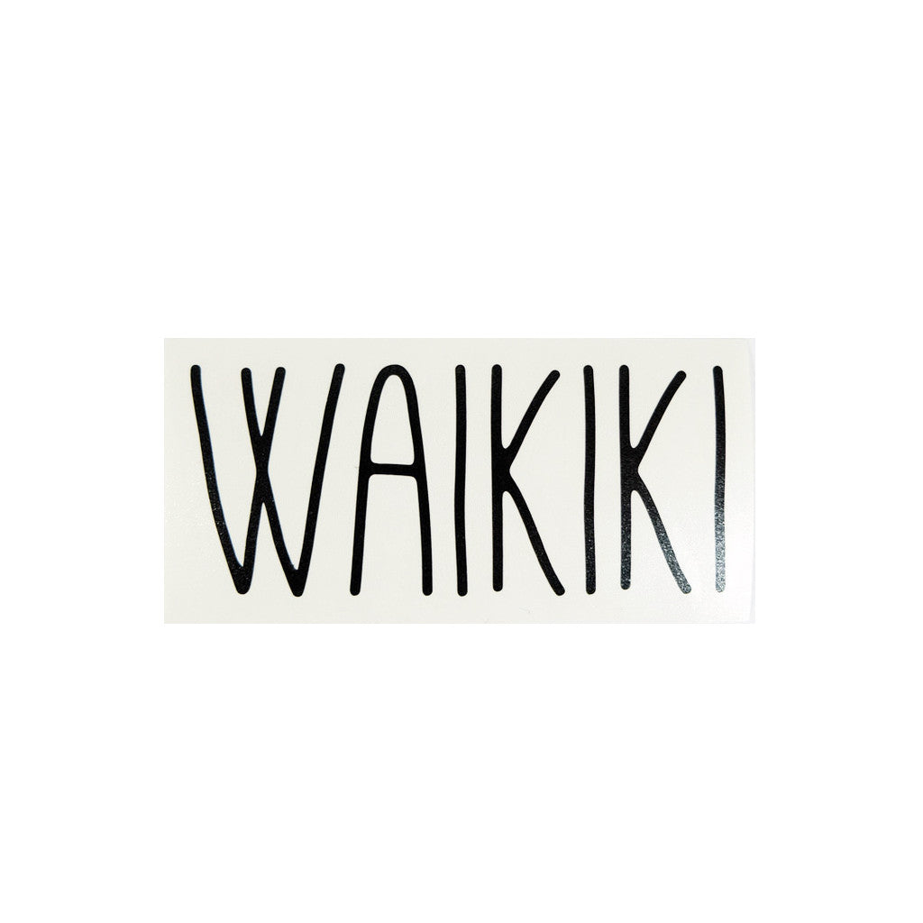 *Waikiki Skinny Diecut Sticker
