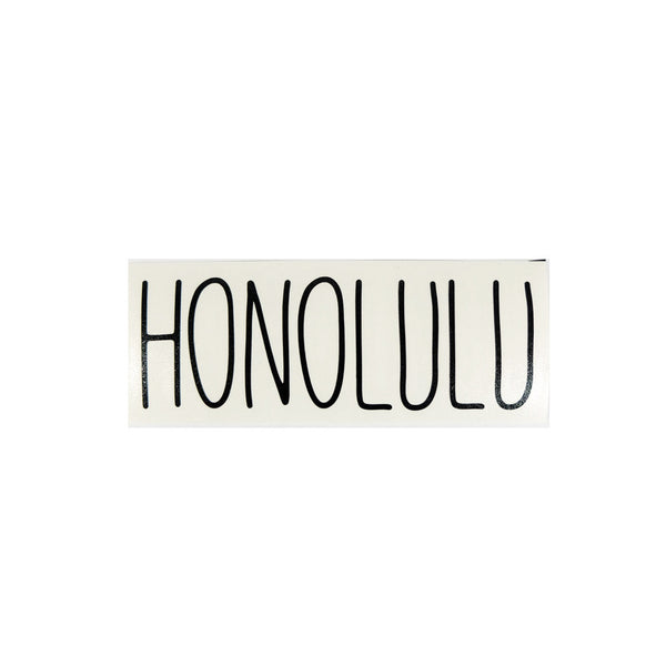 Honolulu Skinny Diecut Sticker