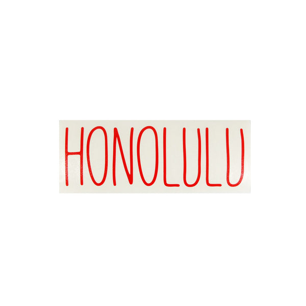 Honolulu Skinny Diecut Sticker