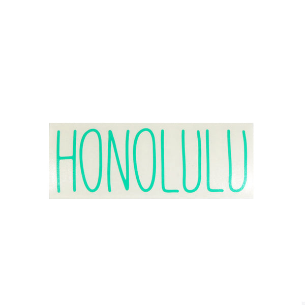 Honolulu Skinny Diecut Sticker