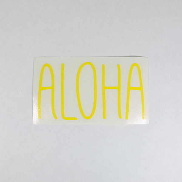 Aloha Skinny Diecut Sticker