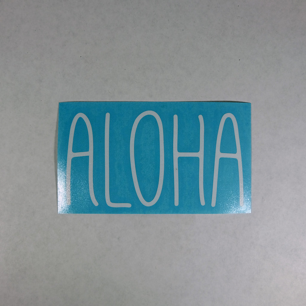 Aloha Skinny Diecut Sticker