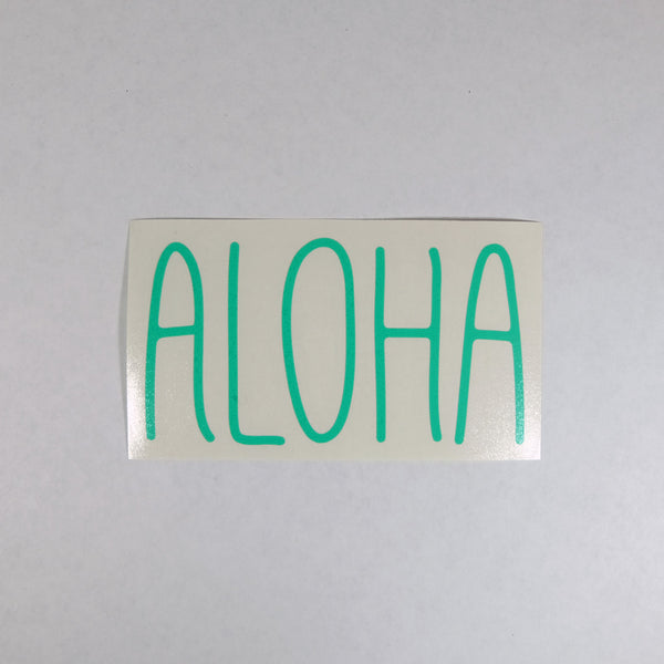 Aloha Skinny Diecut Sticker