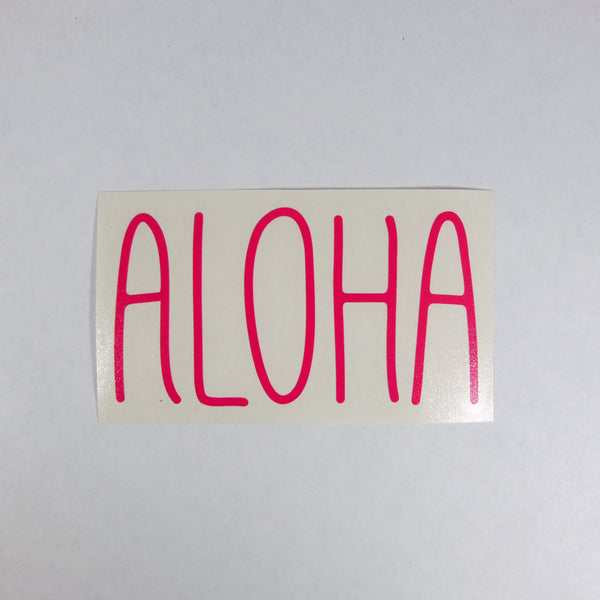 Aloha Skinny Diecut Sticker