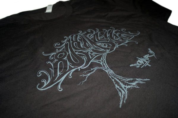 Downr Tree Shirt Short Sleeve (Black) by 808 Empire