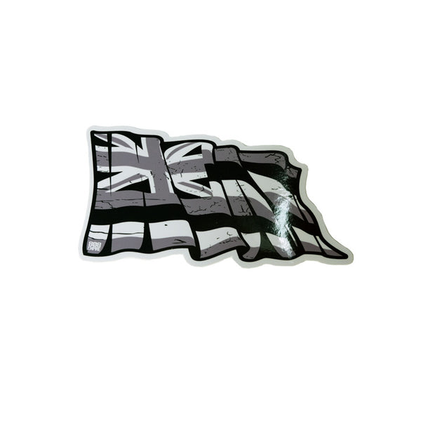Grey Torn Hawaii 4" Flag