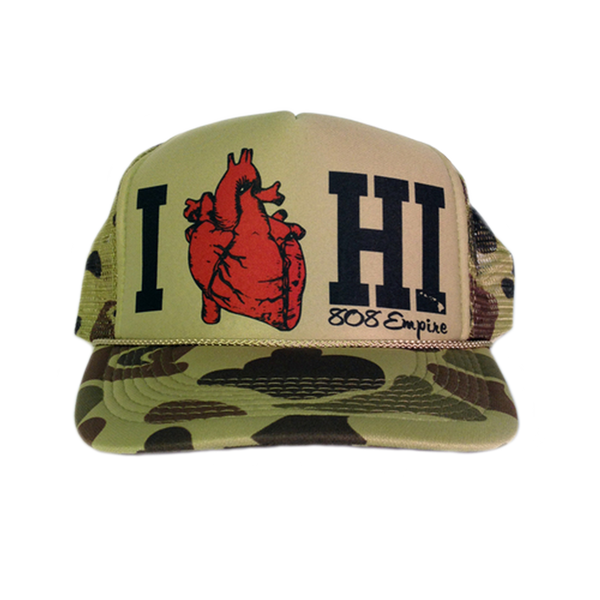 *HI Love" Trucker By 808