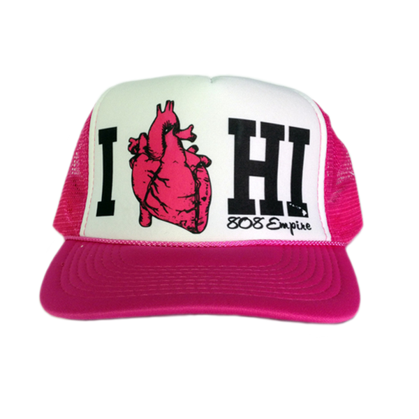 *HI Love" Trucker By 808