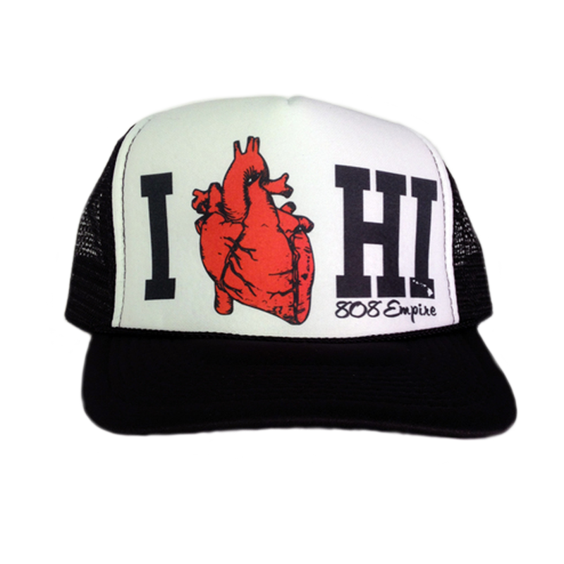 *HI Love" Trucker By 808