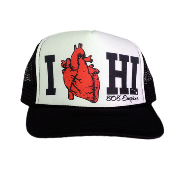 *HI Love" Trucker By 808