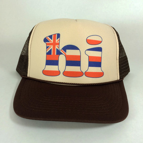 *hi Hawaii Flag Trucker