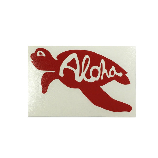 +Lazy Honu Aloha Diecut Sticker