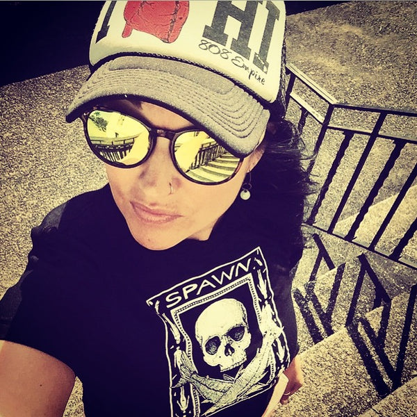 *HI Love" Trucker By 808