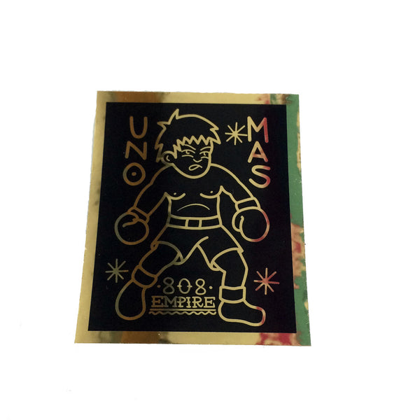 Kid Slug Foil Gold Sticker By 808 Empire