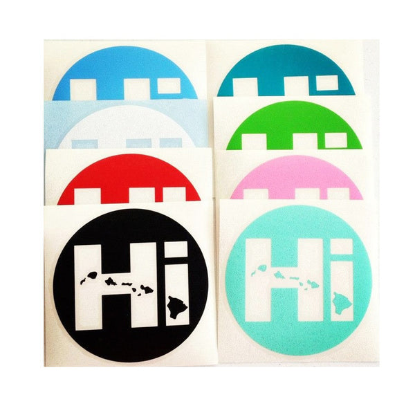 Hi Circle Diecut Sticker