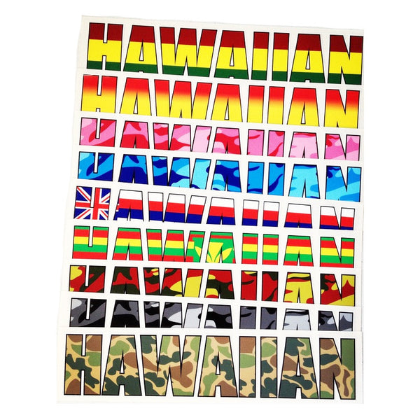 Hawaiian Impact Stickers