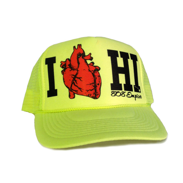 *HI Love" Trucker By 808