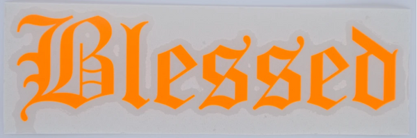 Blessed Old E Diecut Sticker