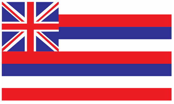 Hawaii Flag 5ft x 3ft (Fabric)