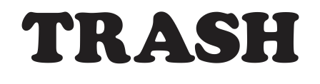 *Trash Co-op Diecut Sticker